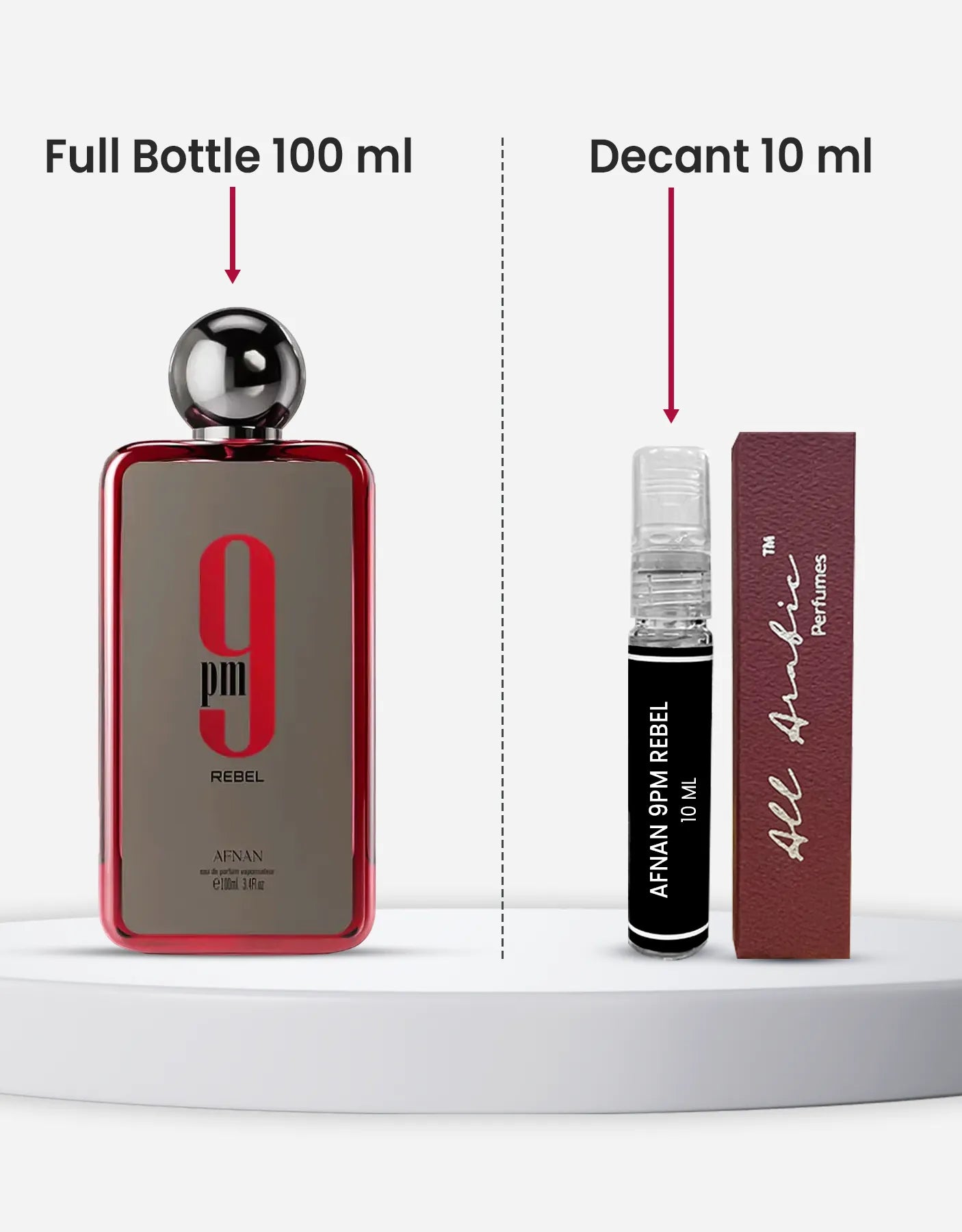 Afnan 9PM Rebel EDP 10ML Decant – All Arabic