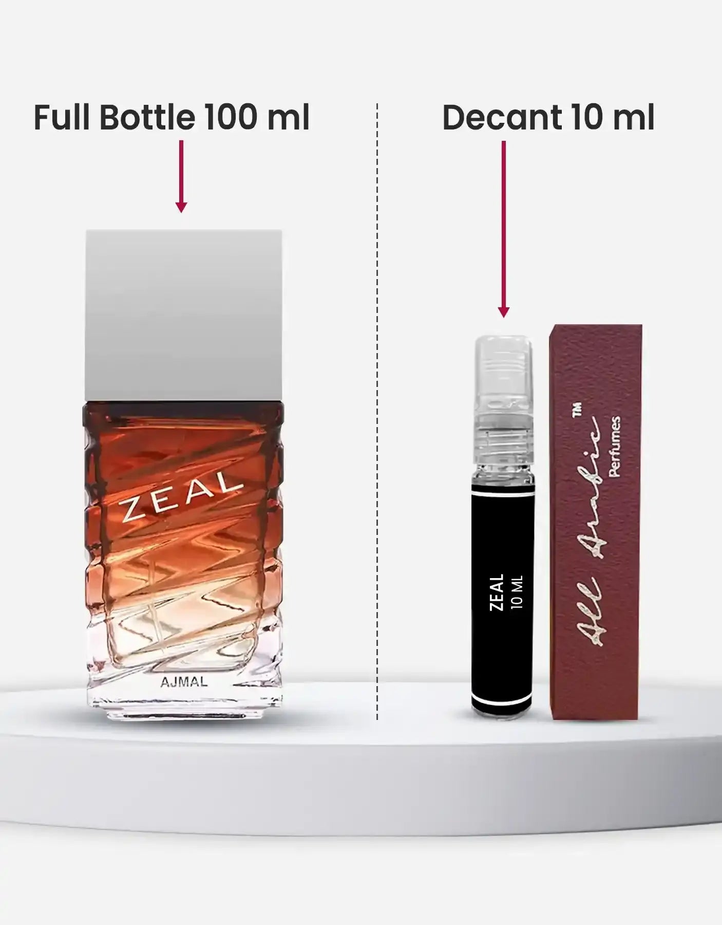 Ajmal Zeal EDP 10ML Decant – All Arabic