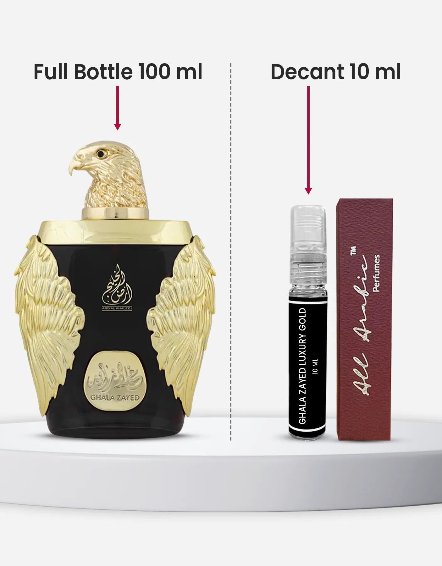 Ard Al Khaleej Ghala Zayed Luxury Gold EDP 10ML Decant