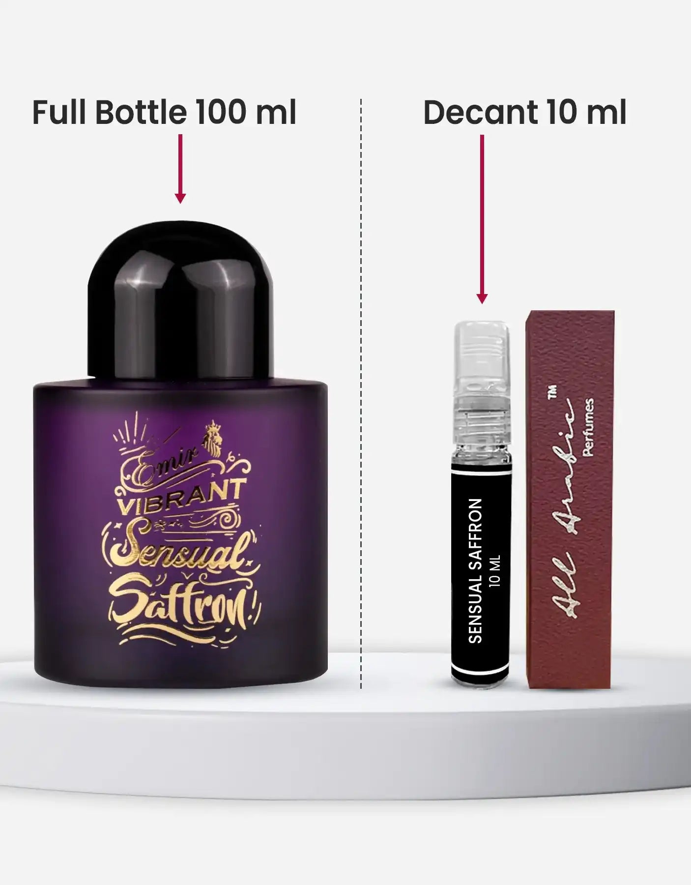 Paris Corner Emir Vibrant Sensual Saffron EDP 10ML Decant – All Arabic