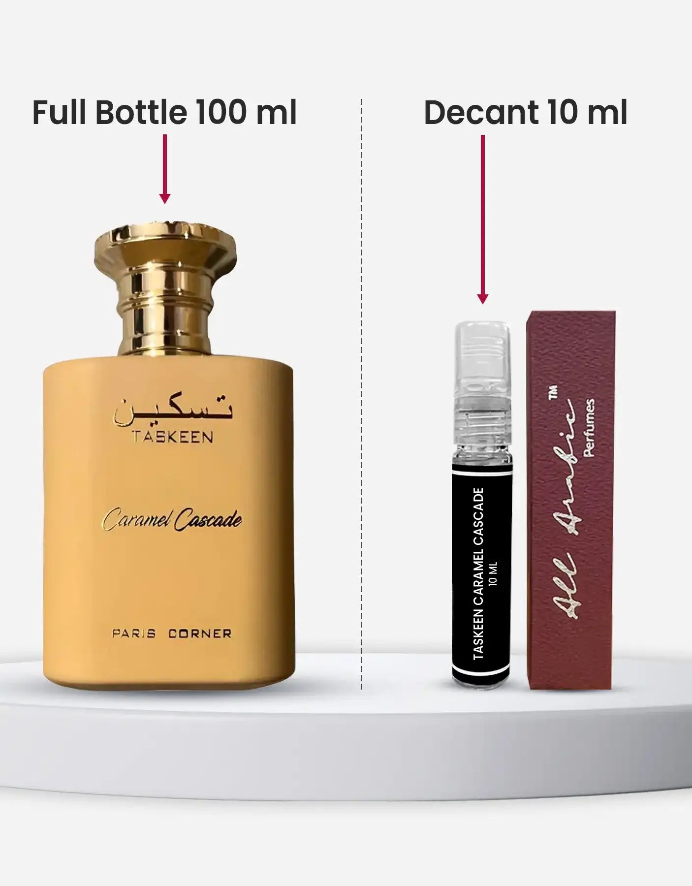 Paris Corner Taskeen Caramel Cascade EDP 10ML Decant