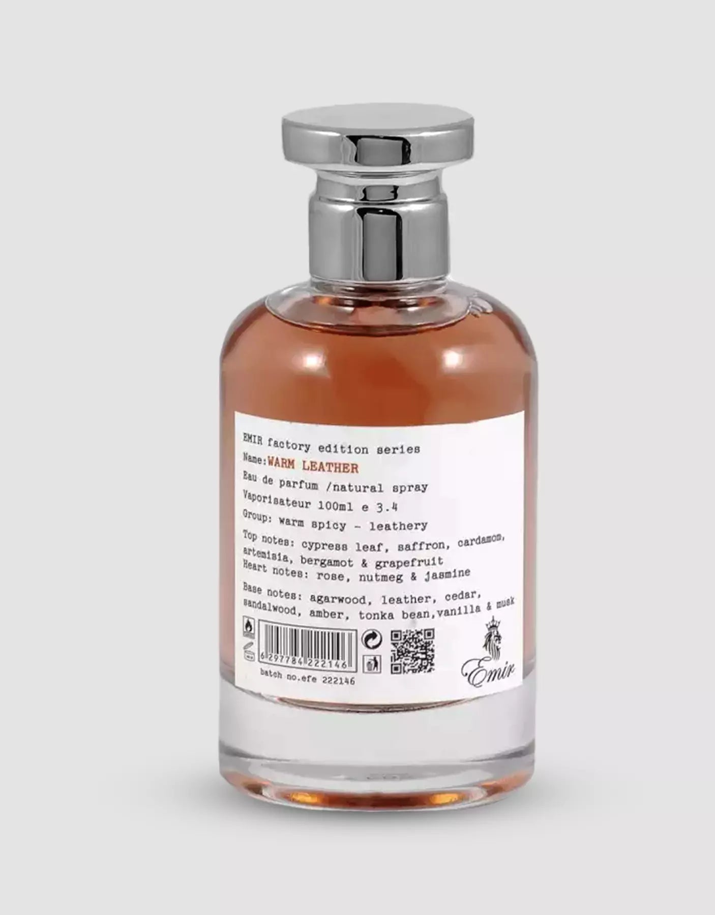 Paris Corner Emir Factory Edition Warm Leather EDP 100ML – All Arabic