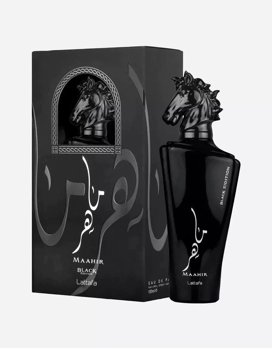 Lattafa Maahir Black Edition EDP 100ML for Men and Women All Arabic