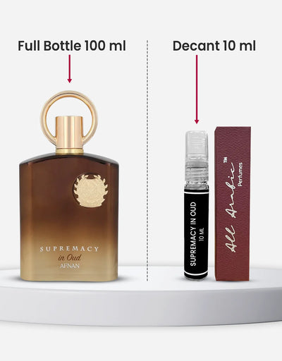 Afnan Supremacy in Oud Extrait De Parfum 10ML Decant