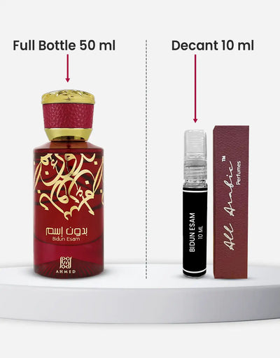 Ahmed Al Maghribi Bidun Esam EDP 10ML Decant