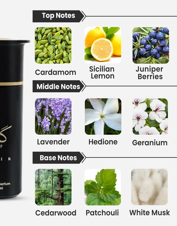 Ahmed Al Maghribi Kaaf Noir Extrait De Parfum 100ML