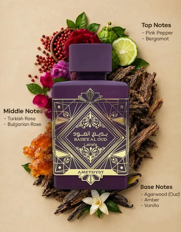 Lattafa Badee Al Oud Amethyst EDP 100ML