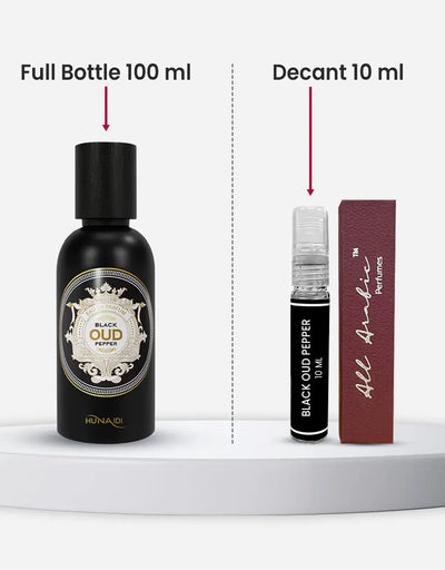 Hunaidi Black Oud Pepper EDP 10ML Decant