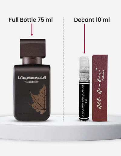 Rasasi La Yuqawam Tobacco Blaze Pour Homme EDP 10ML Decant