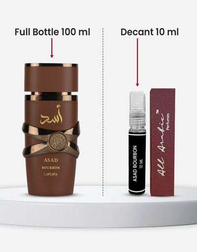 Lattafa Asad Bourbon EDP 10ML Decant