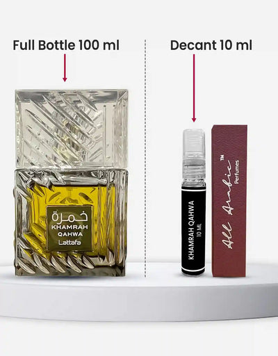 Lattafa Khamrah Qahwa EDP 10ML Decant