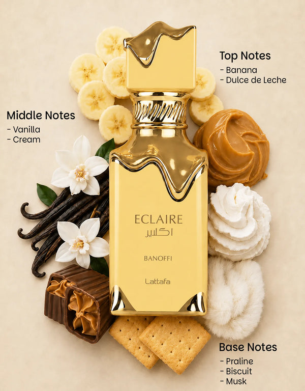 Lattafa Eclaire Banoffi EDP 100ML