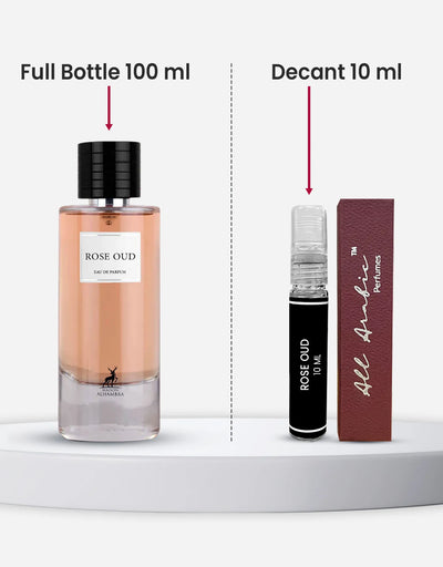 Maison Alhambra Rose Oud EDP 10ML Decant