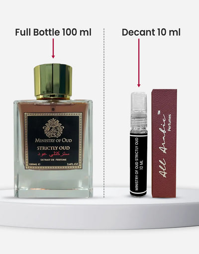 Paris Corner Ministry of Oud Strictly Oud Extrait De Parfum 10ML Decant