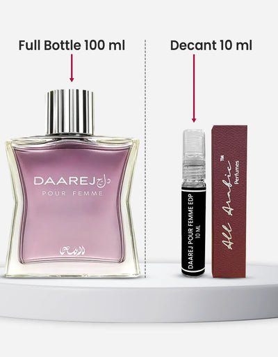 Rasasi Daarej Pour Femme EDP 10ML Decant