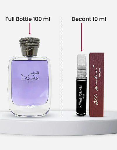 Rasasi Hawas For Him EDP 10ML Decant