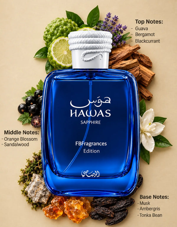 Rasasi Hawas For Him Sapphire FBFragrances Edition EDP 100ML