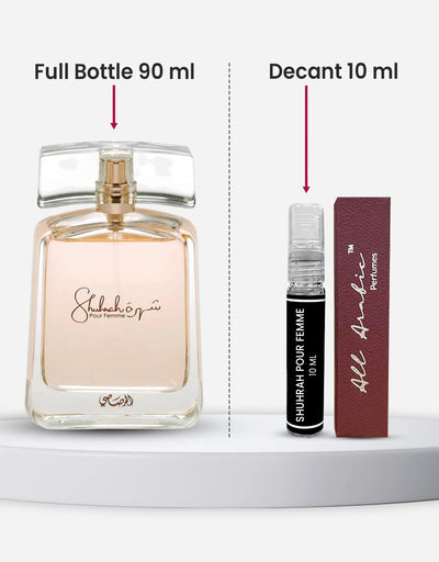 Rasasi Shuhrah Pour Femme Decant
