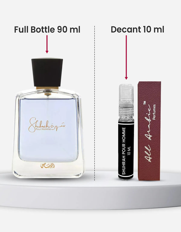 Rasasi Shuhrah Pour Homme Decant