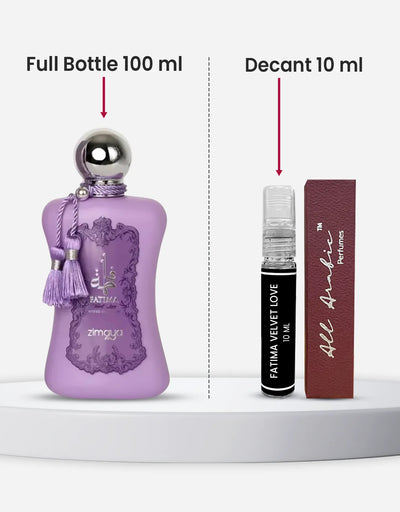 Zimaya Fatima Velvet Love Extrait De Parfum 10ML Decant