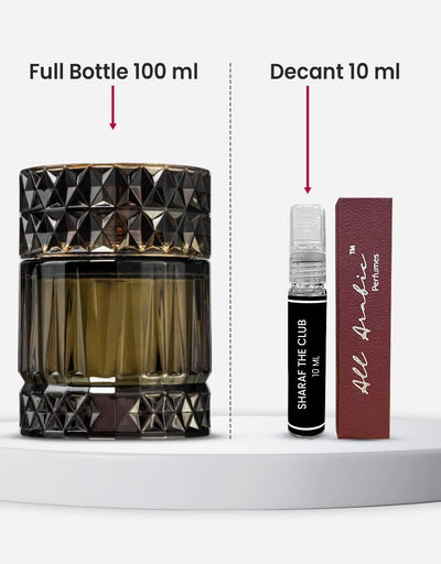 Zimaya Sharaf The Club Extrait De Parfum 10ML Decant