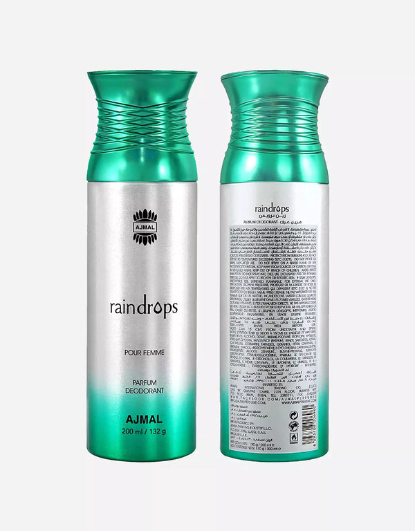Ajmal Raindrops Pour Femme Deodorant 200ML For Women – All Arabic